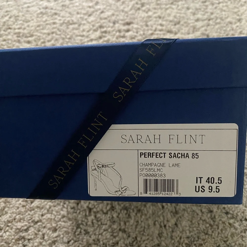 Sarah Flint Perfect Sacha 85 in Champagne Lame - Picture 5 of 14